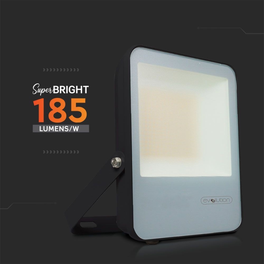 LED Reflektor LED/30W/230V 6400K IP65 čierna