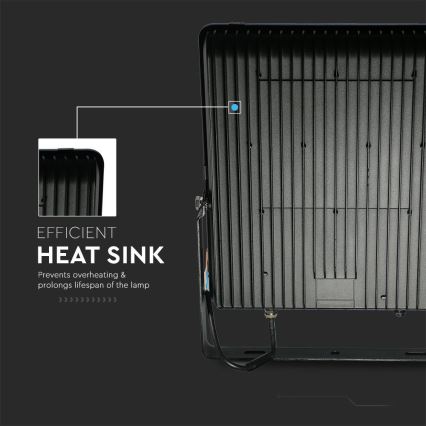LED Reflektor LED/30W/230V 6400K IP65 čierna