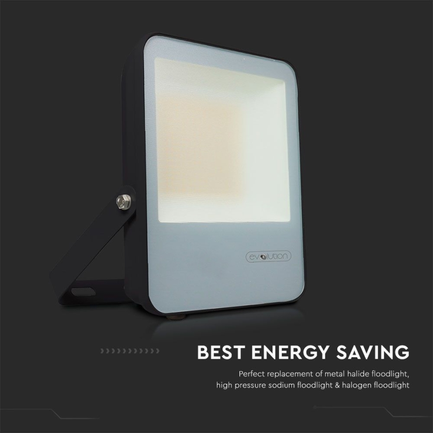 LED Reflektor LED/30W/230V 6400K IP65 čierna