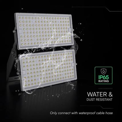 LED reflektor LED/500W/230V 6500K IP65 sivý