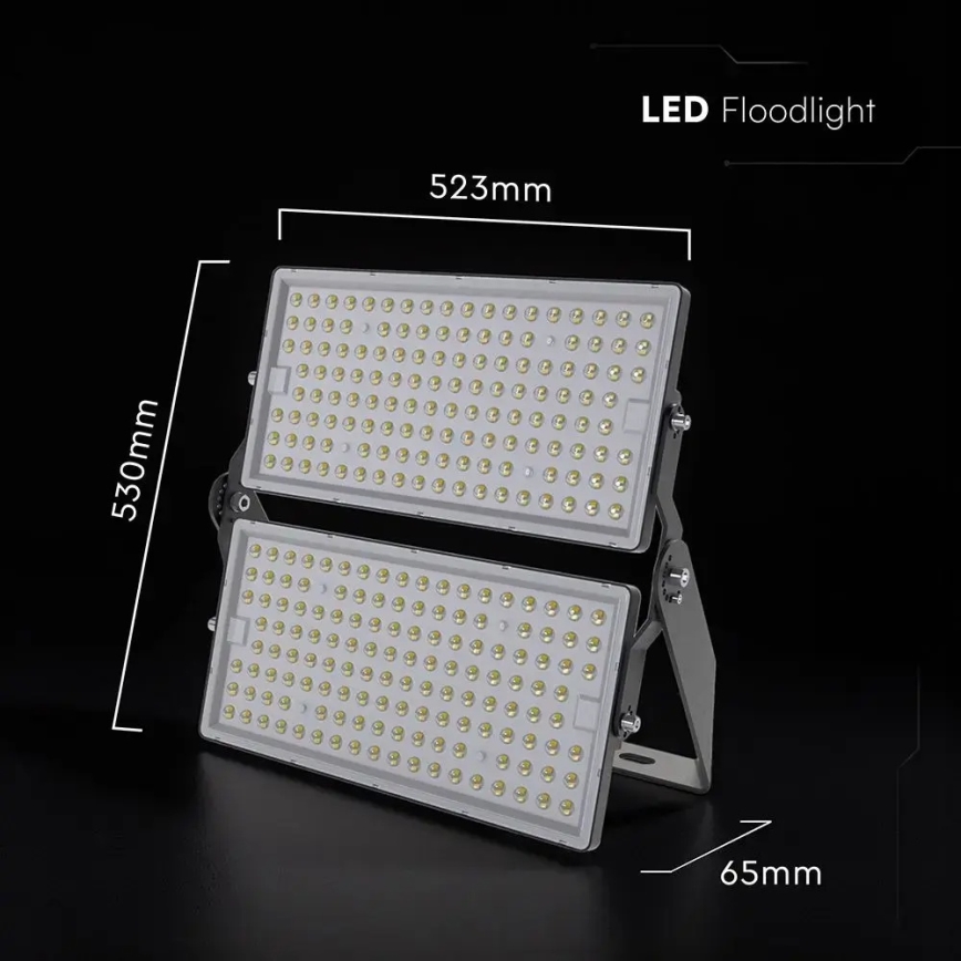 LED reflektor LED/500W/230V 6500K IP65 sivý