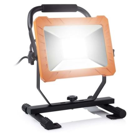 LED reflektor LED/50W/230V 6500K IP65 oranžová/čierna
