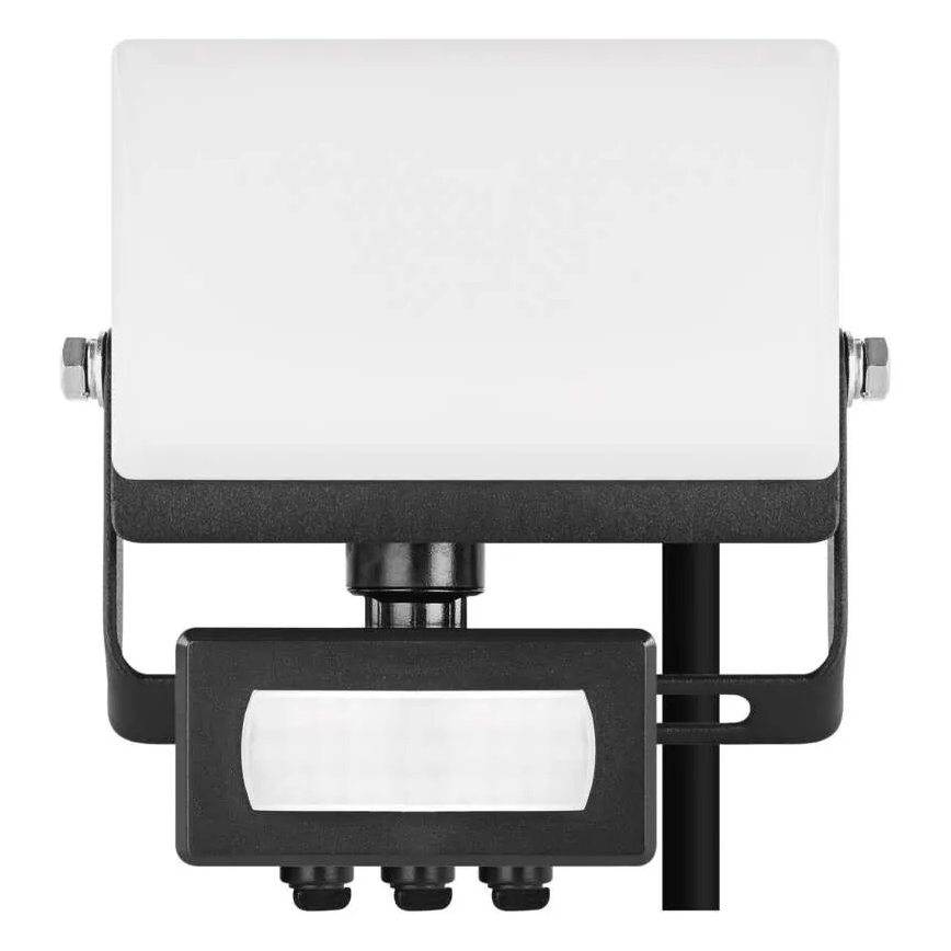LED reflektor s pohybovým a súmrakovým senzorom TAMBO EVO LED/10W/230V 4000K IP44 čierny