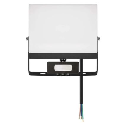 LED reflektor s pohybovým a súmrakovým senzorom TAMBO EVO LED/50W/230V 4000K IP44 čierna