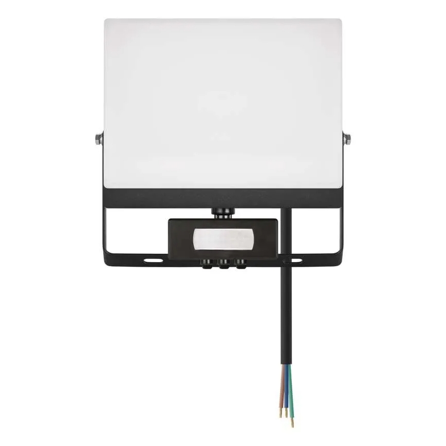 LED reflektor s pohybovým a súmrakovým senzorom TAMBO EVO LED/50W/230V 4000K IP44 čierna