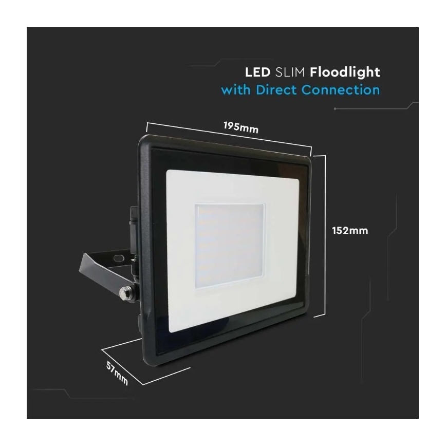 LED Reflektor s priamym napojením SAMSUNG CHIP LED/50W/230V IP65 3000K
