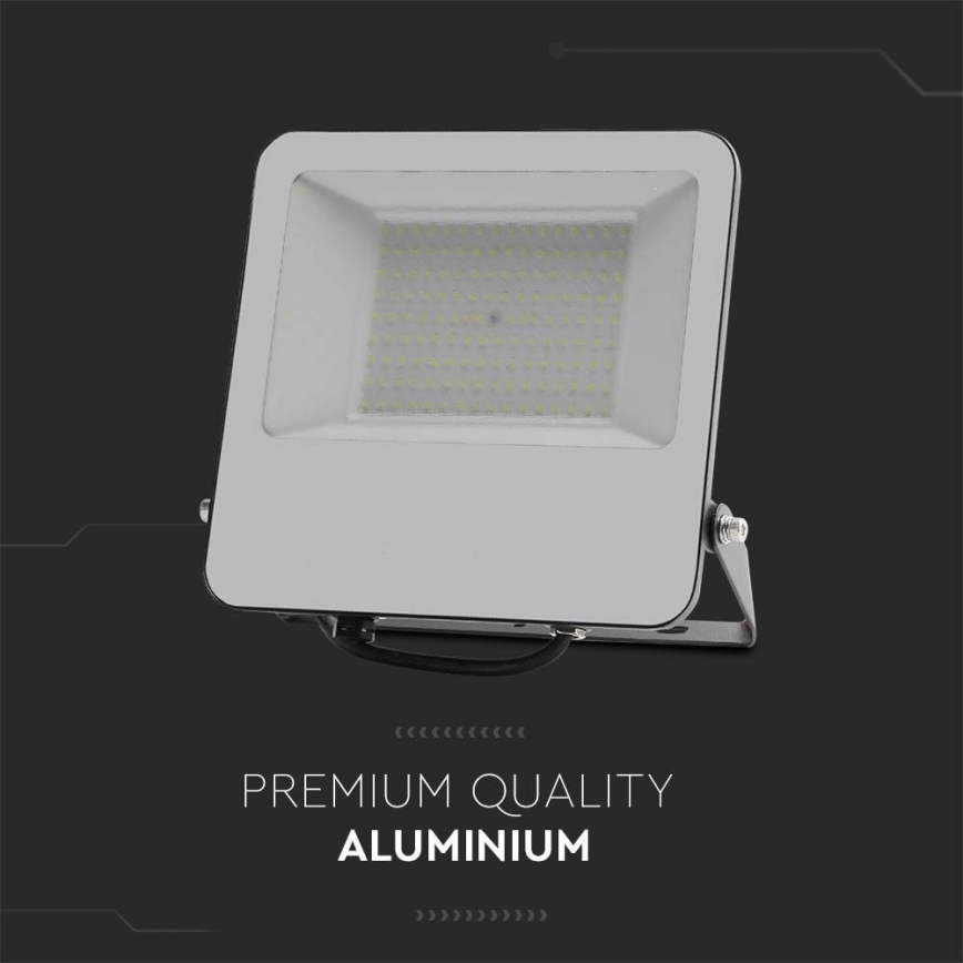 LED Reflektor SAMSUNG CHIP LED/100W/230V 4000K IP65 čierna