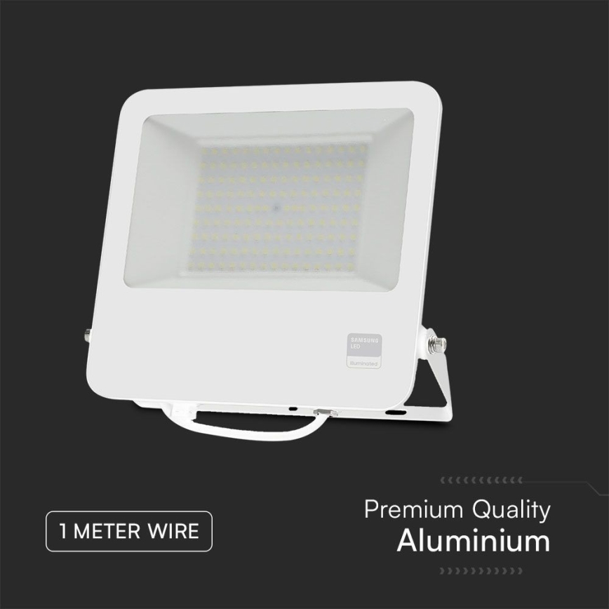 LED Reflektor SAMSUNG CHIP LED/100W/230V 6400K IP65 biela