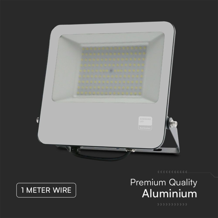 LED Reflektor SAMSUNG CHIP LED/100W/230V 6400K IP65 čierna