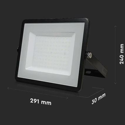 LED Reflektor SAMSUNG CHIP LED/100W/230V 6500K IP65 čierna