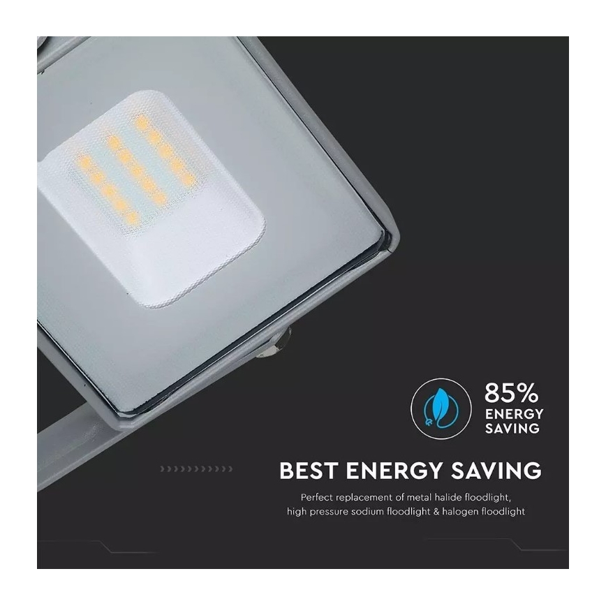 LED Reflektor SAMSUNG CHIP LED/10W/230V IP65 6400K šedá