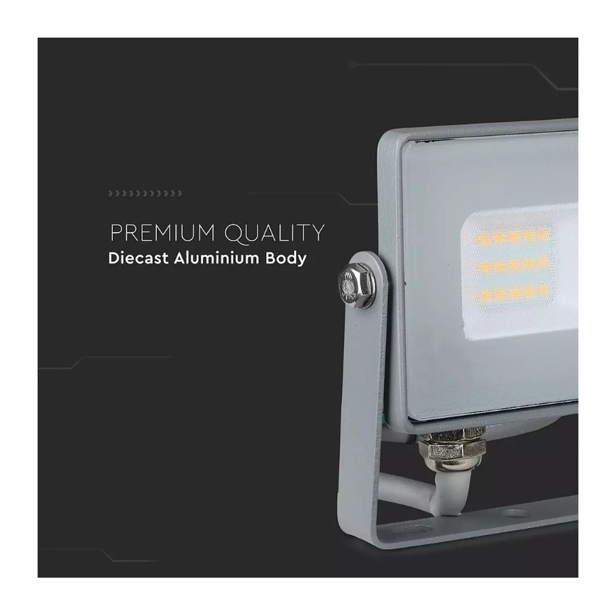 LED Reflektor SAMSUNG CHIP LED/10W/230V IP65 6400K šedá