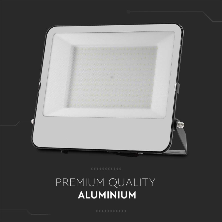 LED Reflektor SAMSUNG CHIP LED/200W/230V 4000K IP65 čierna