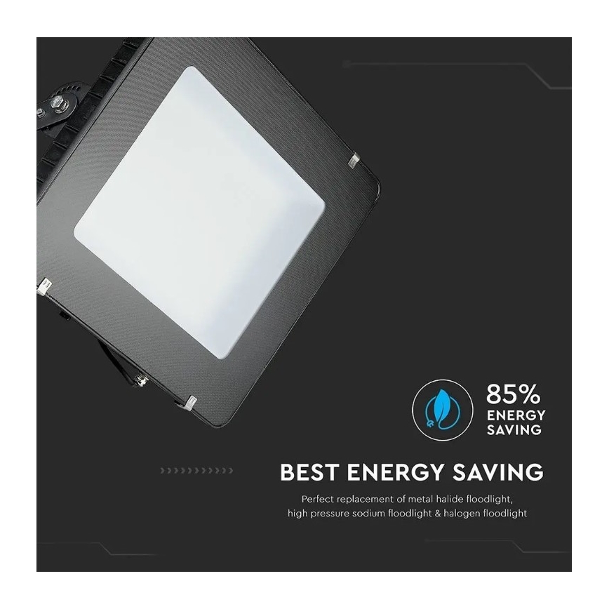 LED Reflektor SAMSUNG CHIP LED/500W/230V IP65 4000K čierna