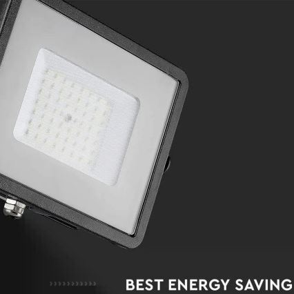 LED Reflektor SAMSUNG CHIP LED/50W/230V 3000K IP65 čierna