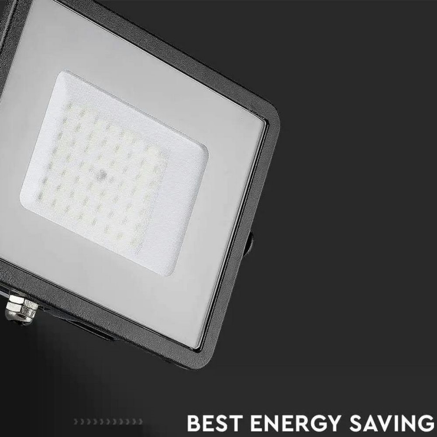 LED Reflektor SAMSUNG CHIP LED/50W/230V 3000K IP65 čierna
