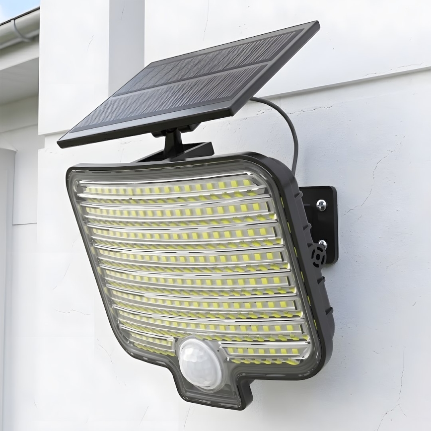 LED reflektor so senzorom a solárnym panelom ALEX LED/5,5W/3,7V 1200 mAh IP44