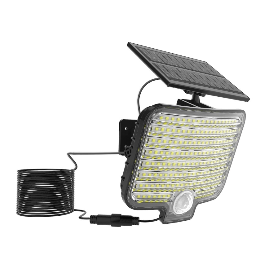 LED reflektor so senzorom a solárnym panelom ALEX LED/5,5W/3,7V 1200 mAh IP44
