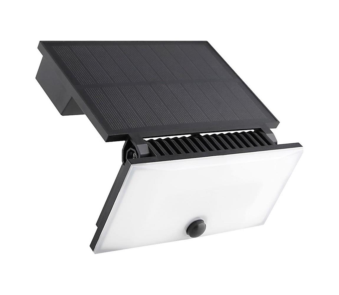LED reflektor so senzorom a solárnym panelom FUJI LED/8W/3,7V 2000 mAh IP44 EKO2508