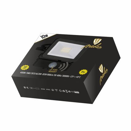 LED Reflektor so senzorom LED/10W/230V IP65