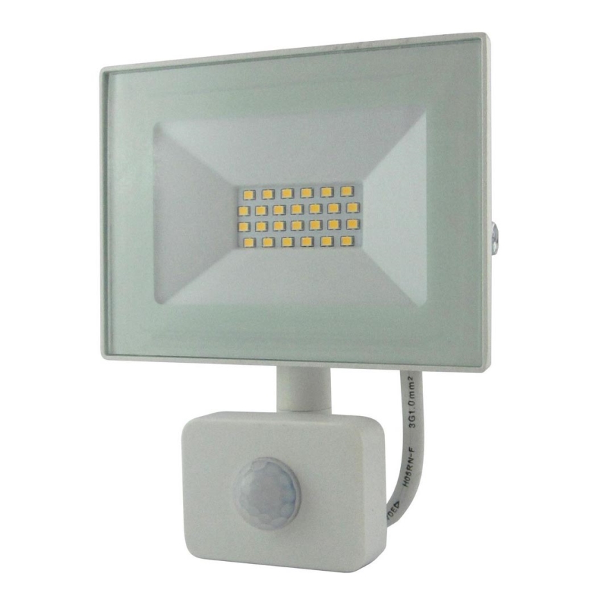 LED Reflektor so senzorom LED/20W/230V IP64 1600lm 4200K