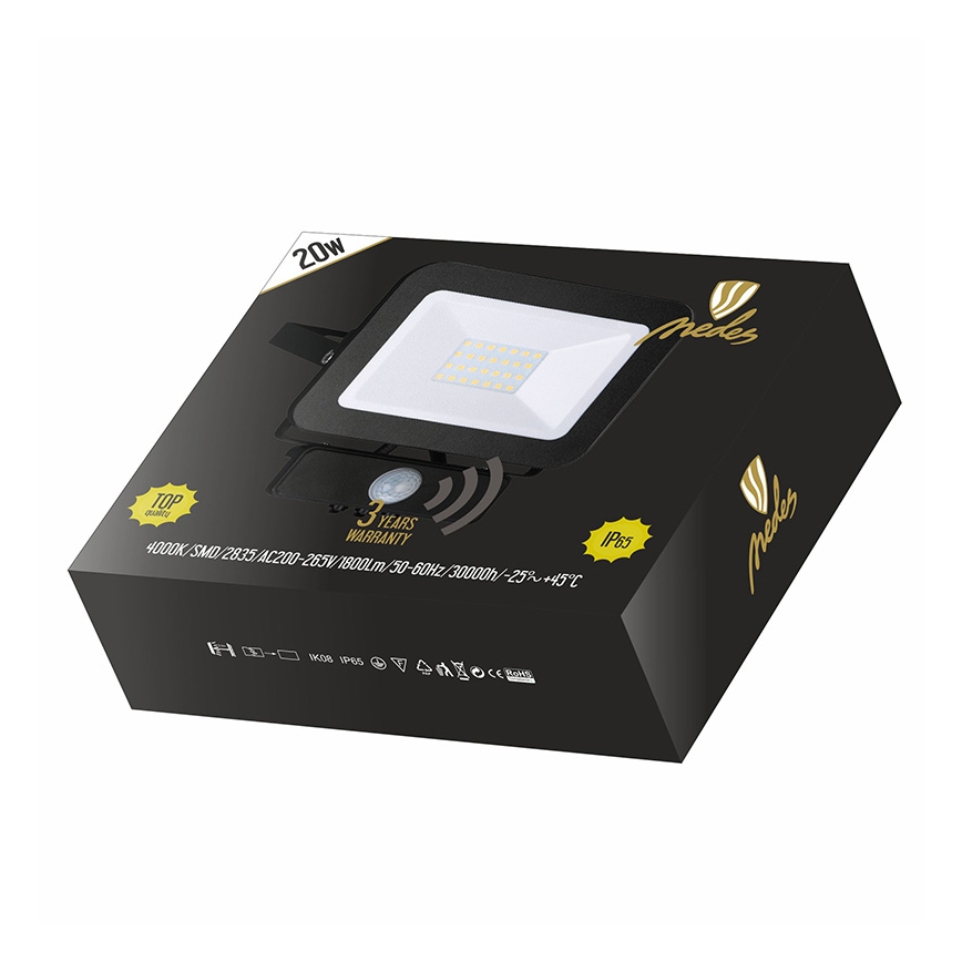 Nedes LF2022S - LED Reflektor so senzorom LED/20W/230V IP65