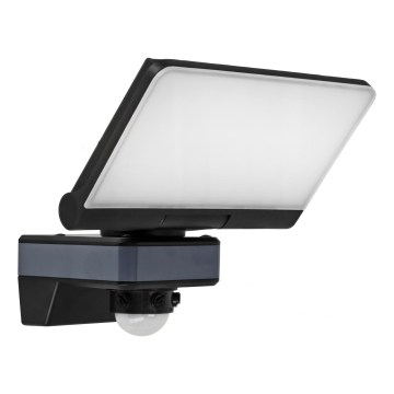 LED reflektor so snímačom pohybu a súmraku LED/44W/230V 4200K IP54 čierna