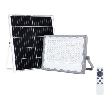 LED Reflektor so solárnym panelom FOCUS 100W/15000 mAh 3,2V 6000K IP65 + diaľkové ovládanie