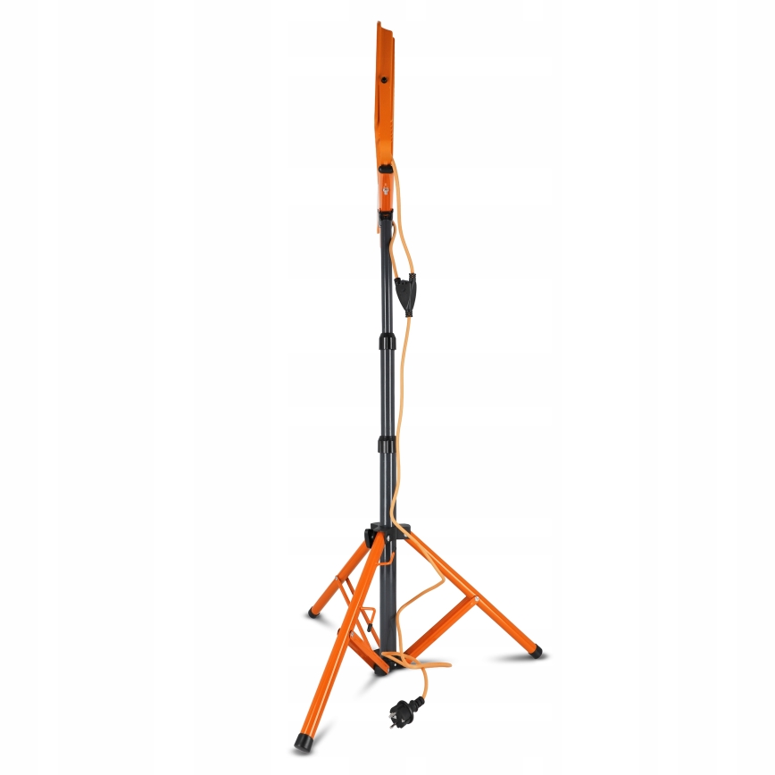 LED reflektor so stojanom 2xLED/100W/230V 4500K IP65 oranžový