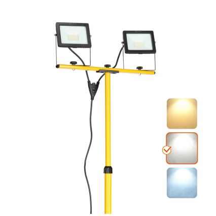 LED Reflektor so stojanom 2xLED/30W/230V IP65