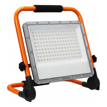 LED reflektor so stojanom LED/100W/230V 4500K IP65 oranžový