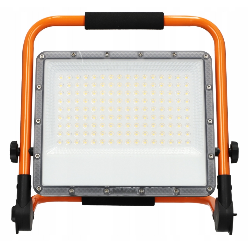 LED reflektor so stojanom LED/100W/230V 4500K IP65 oranžový
