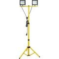 LED Reflektor so stojanom TIGRA 2xLED/50W/230V 4000K IP54 čierna/žltá