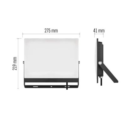 LED reflektor TAMBO EVO LED/100W/230V 4000K IP65 čierna