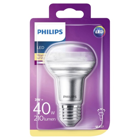 LED Reflektorová žiarovka Philips E27/3W/230V 2700K