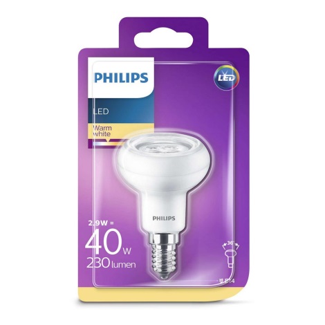 LED Reflektorová žiarovka Philips R50 E14/2,9W/230V 2700K