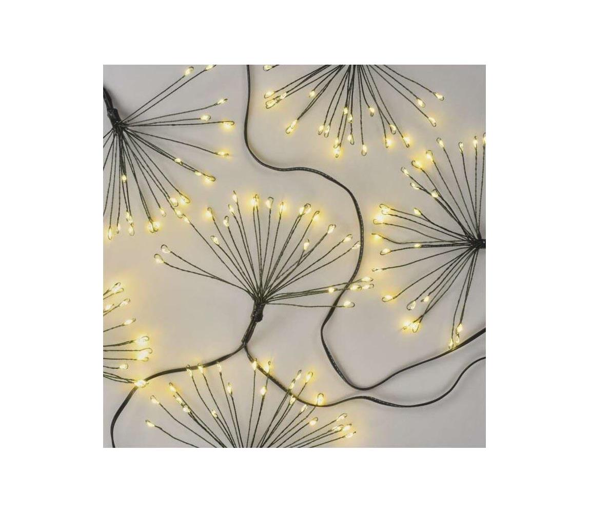 LED  reťaz 150xLED/5,35m teplá biela D3AW09