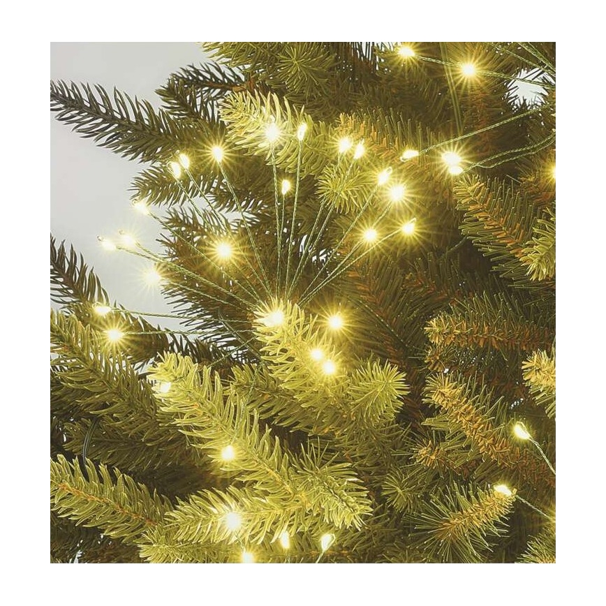 LED  reťaz 150xLED/5,35m teplá biela