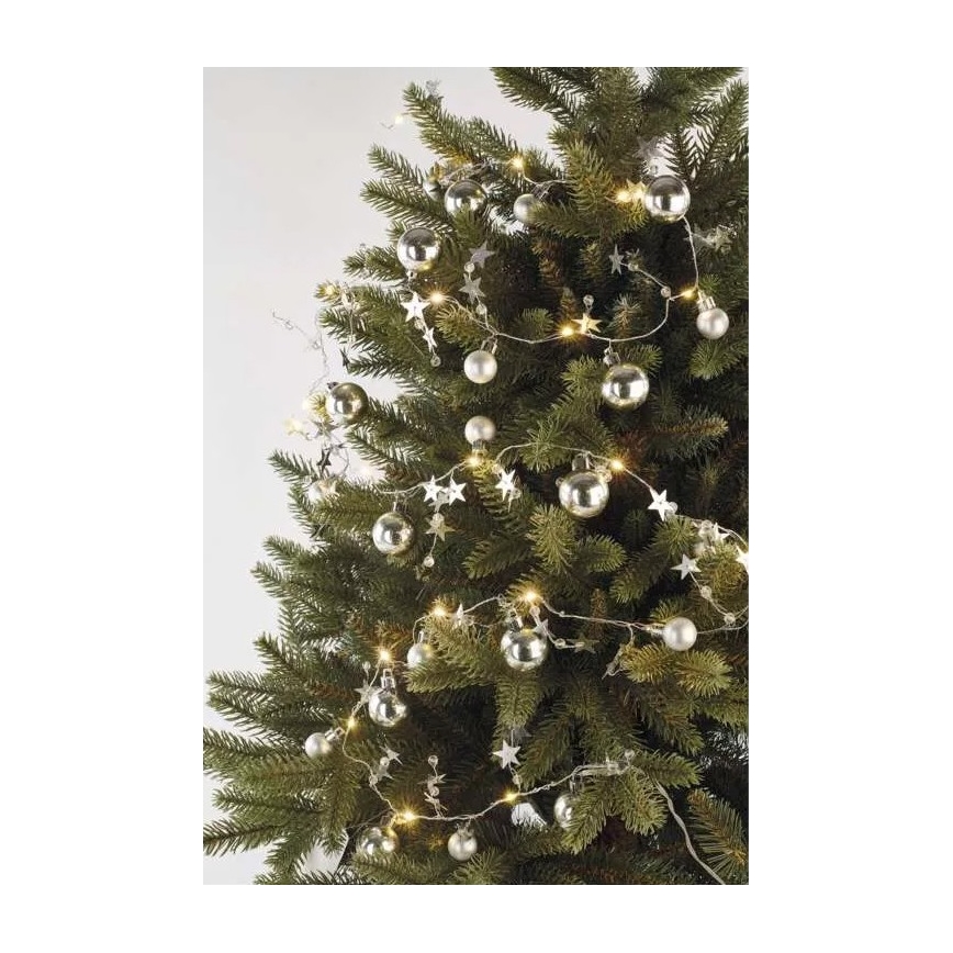 LED reťaz 20xLED/2xAA 2,2 m teplá biela