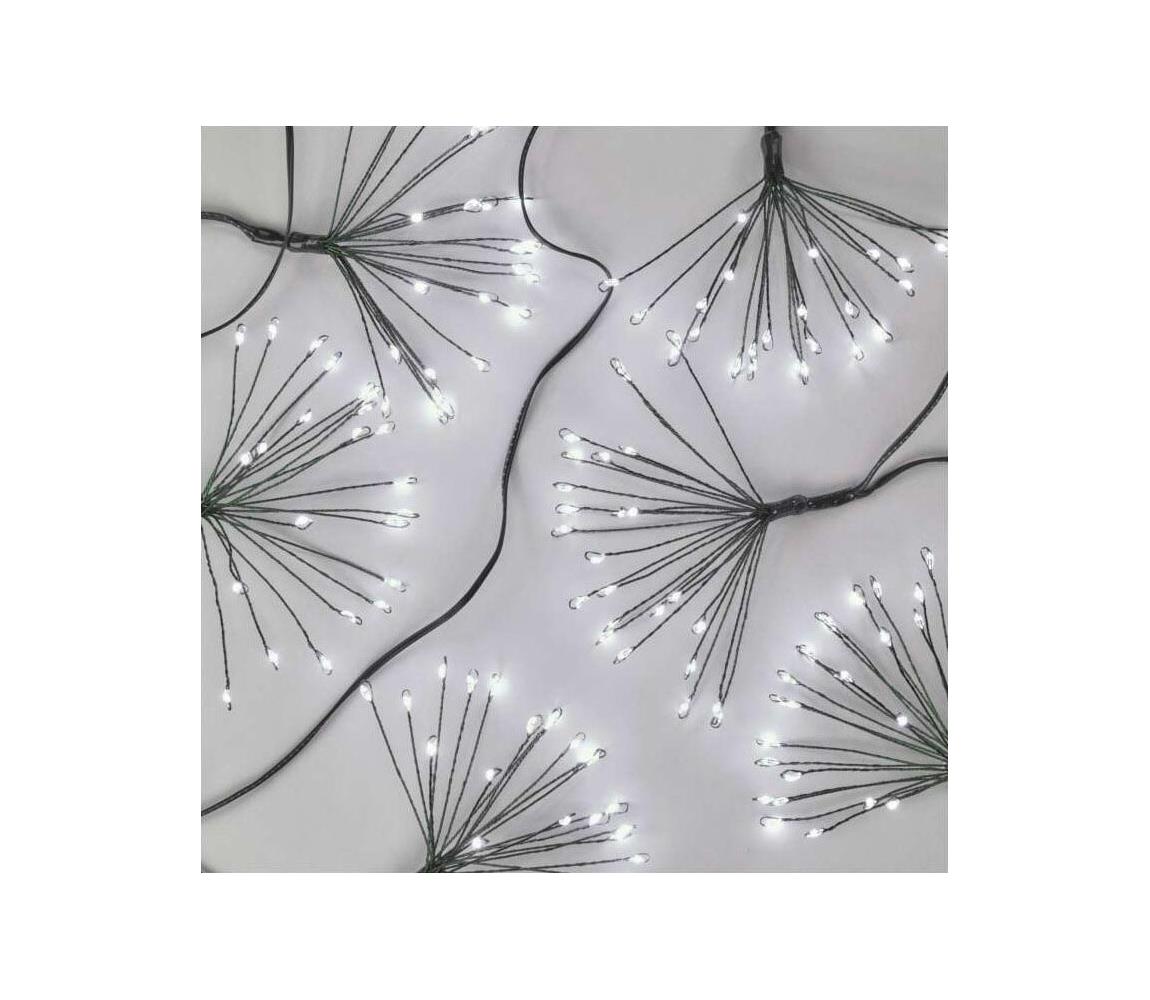 LED  reťaz 300xLED/8,2m studená biela D3AC09