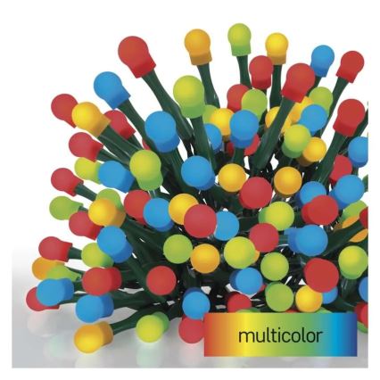 LED reťaz 300xLED/8 funkcií 35 m IP44 teplá biela