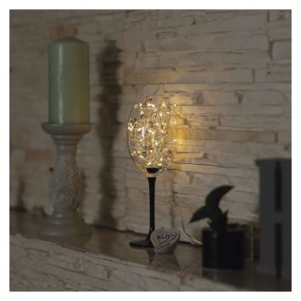 LED reťaz 40xLED/3xAA 1,5 m teplá biela