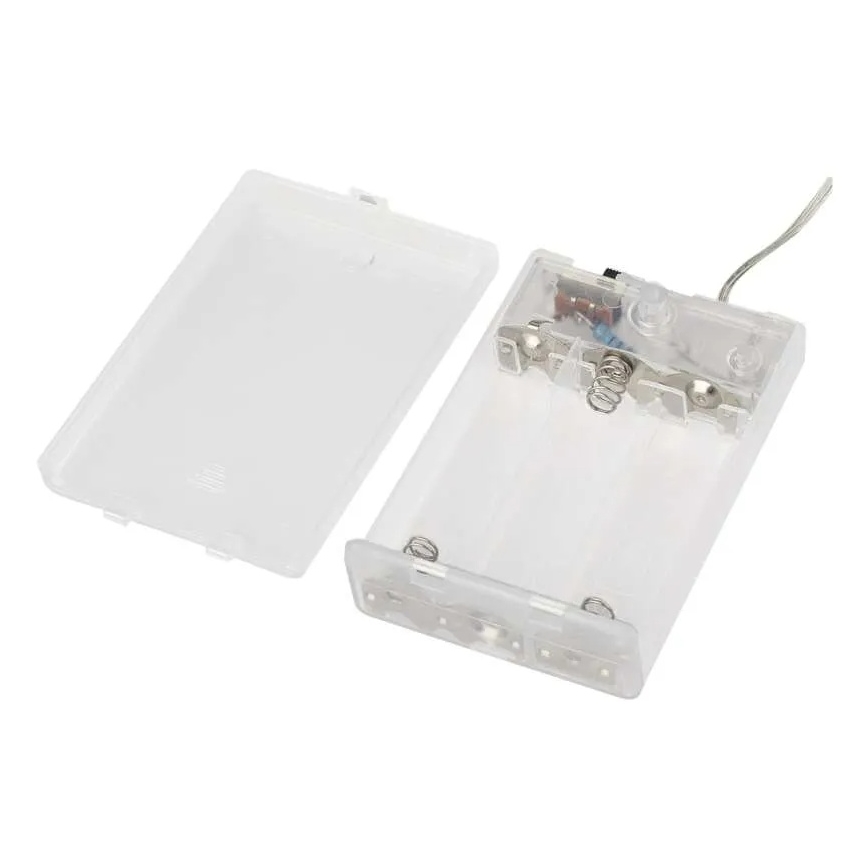 LED reťaz 40xLED/3xAA 1,5 m teplá biela