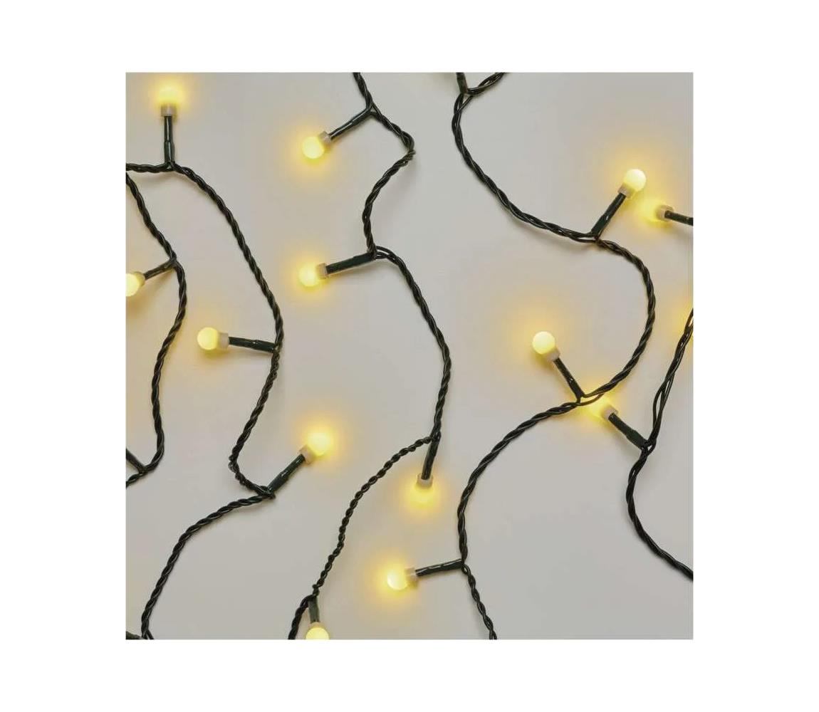 LED reťaz 80xLED/230V/8 funkcií 13m IP44 teplá biela D5AW22