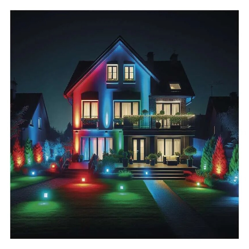 LED RGB+CCT Stmievateľný reflektor GoSmart LED/50W/230V 3000-6500K IP65 Wi-Fi Tuya