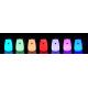 LED RGB Detská dotyková lampička BEAR LED/0,8W/5V biela + USB