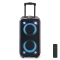 LED RGB Nabíjací reproduktor 240W/4000 mAh + diaľkové ovládanie
