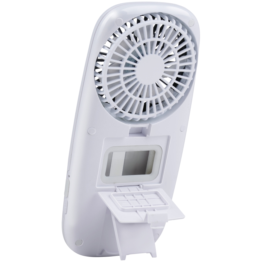 LED RGB Nabíjací vreckový ventilátor s hmlovým efektom 3,7V 1200 mAh