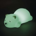 LED RGB nabíjateľné dotykové nočné svetlo LED/3,7V 1200 mAh medveď