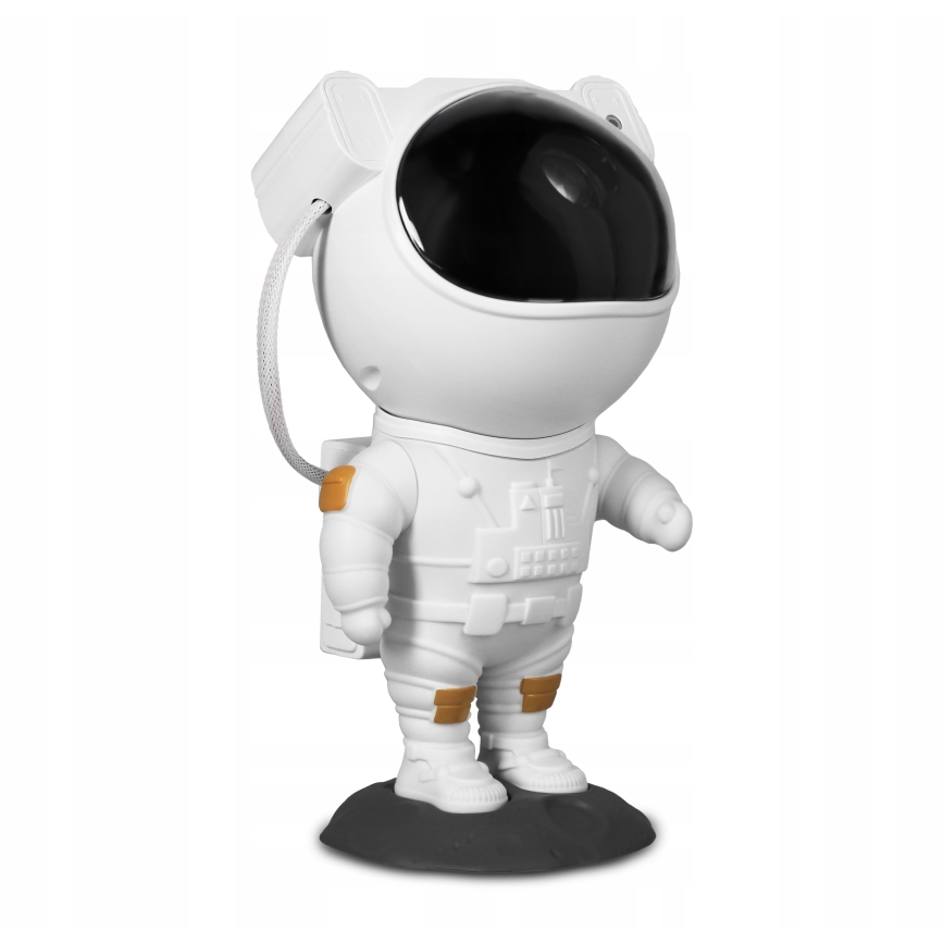 LED RGB projektor LED/5W/5V astronaut + diaľkové ovládanie